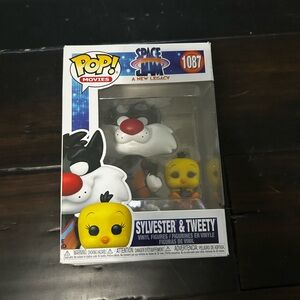 Funko Pop! Space Jam Sylvester & Tweety Figures - Black, White, Yellow